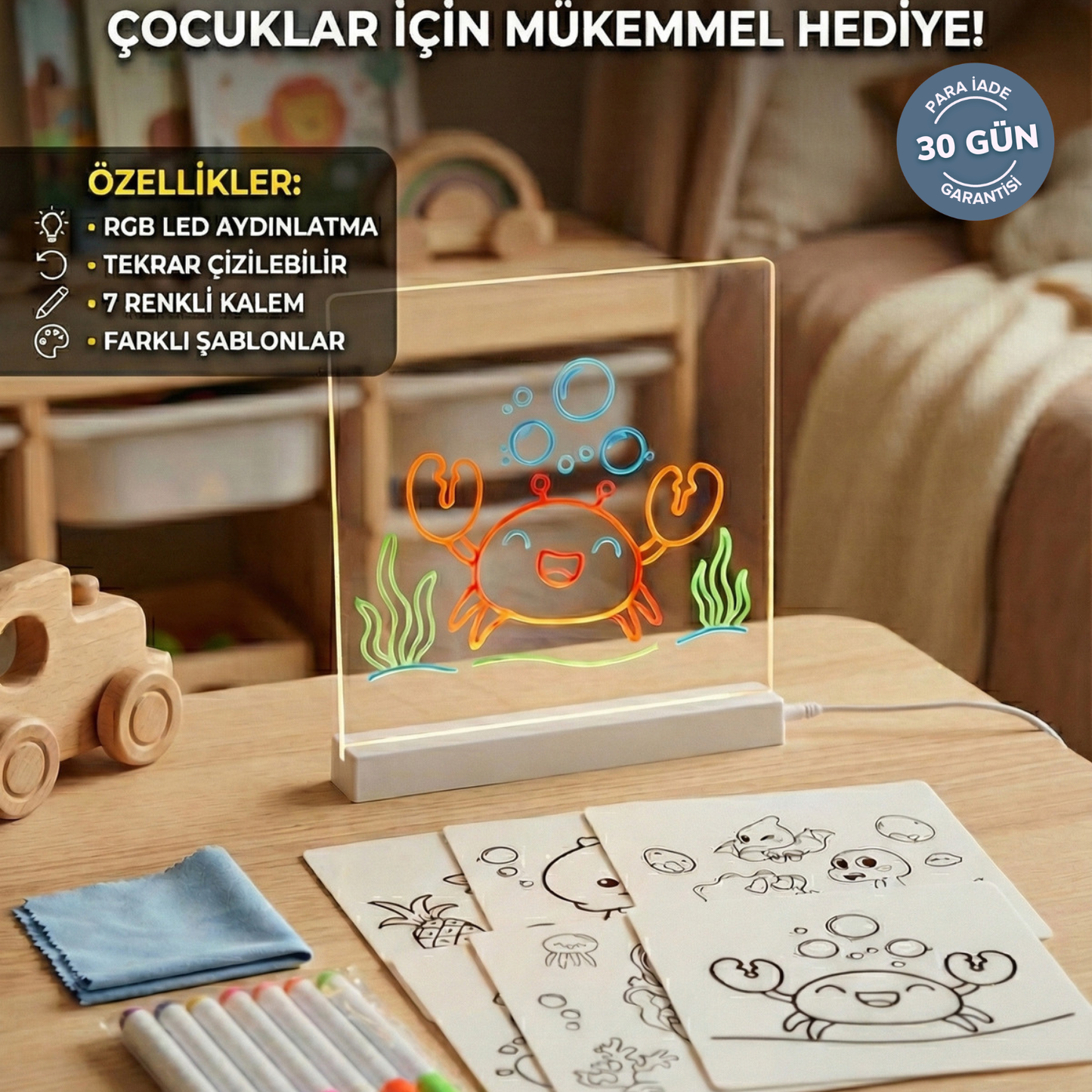 Melliva- Led Çizim Tahtası